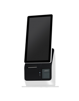 KT-Kiosk V - POS All in one, 15'6 inch capacitive flat true, QuadCore J4125 2,0GHz, 8GB DDR4, 256GB SDD mSATA, with printer 80mm
