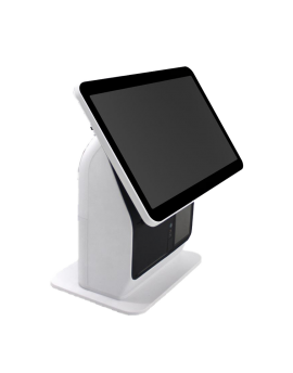 KT-Kiosk H - POS All in one, 15'6 inch capacitive flat true, QuadCore J4125 2,0GHz, 8GB DDR4, 128GB SDD mSATA, printer 80mm and