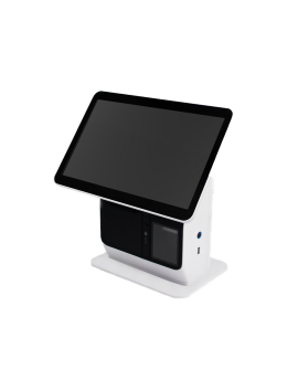 KT-Kiosk H - POS All in one, 15'6 inch capacitive flat true, QuadCore J4125 2,0GHz, 4GB DDR4, 128GB SDD mSATA, with printer 80mm